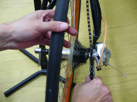 자전거 정비 - 바퀴 분리 및 결합