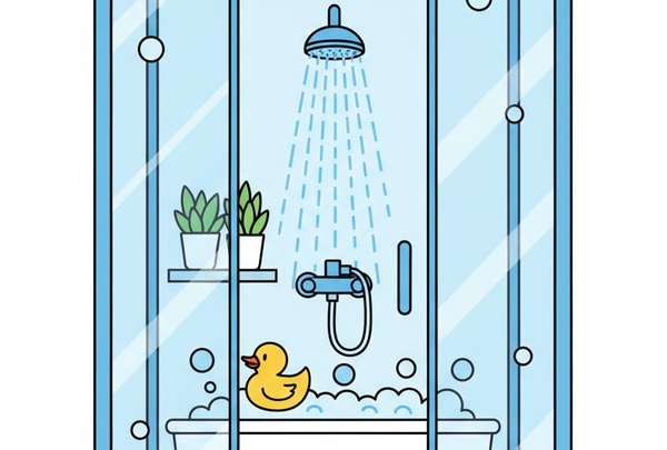 샤워 부스 물막이만 바꿔도 달라지는 분위기