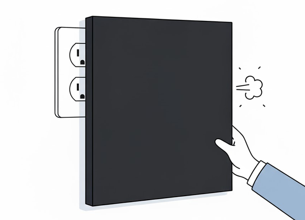 벽 콘센트를 깔끔하게 가려보자