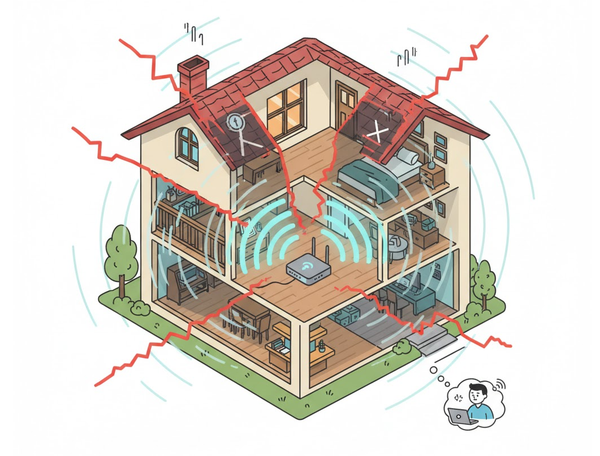 WiFi 영역 확장으로 음영 지역 없애기