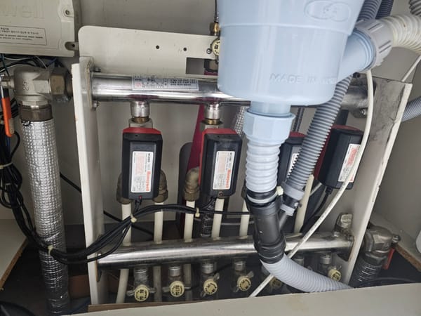 지역난방 하니웰 모터 구동기 교체